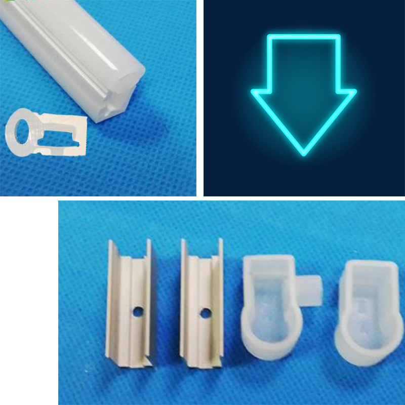 Flexible Silicone Outdoor LED Channel For 8mm LED Strip Light - 08*17mm 270° Side Emitting Flexible Silicone Outdoor LED Channel For 8mm LED Strip Light - 08*17mm 270° Side Emitting